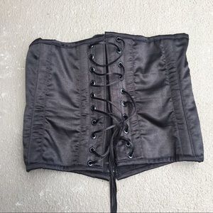 Black Lace Up Sexy Corset